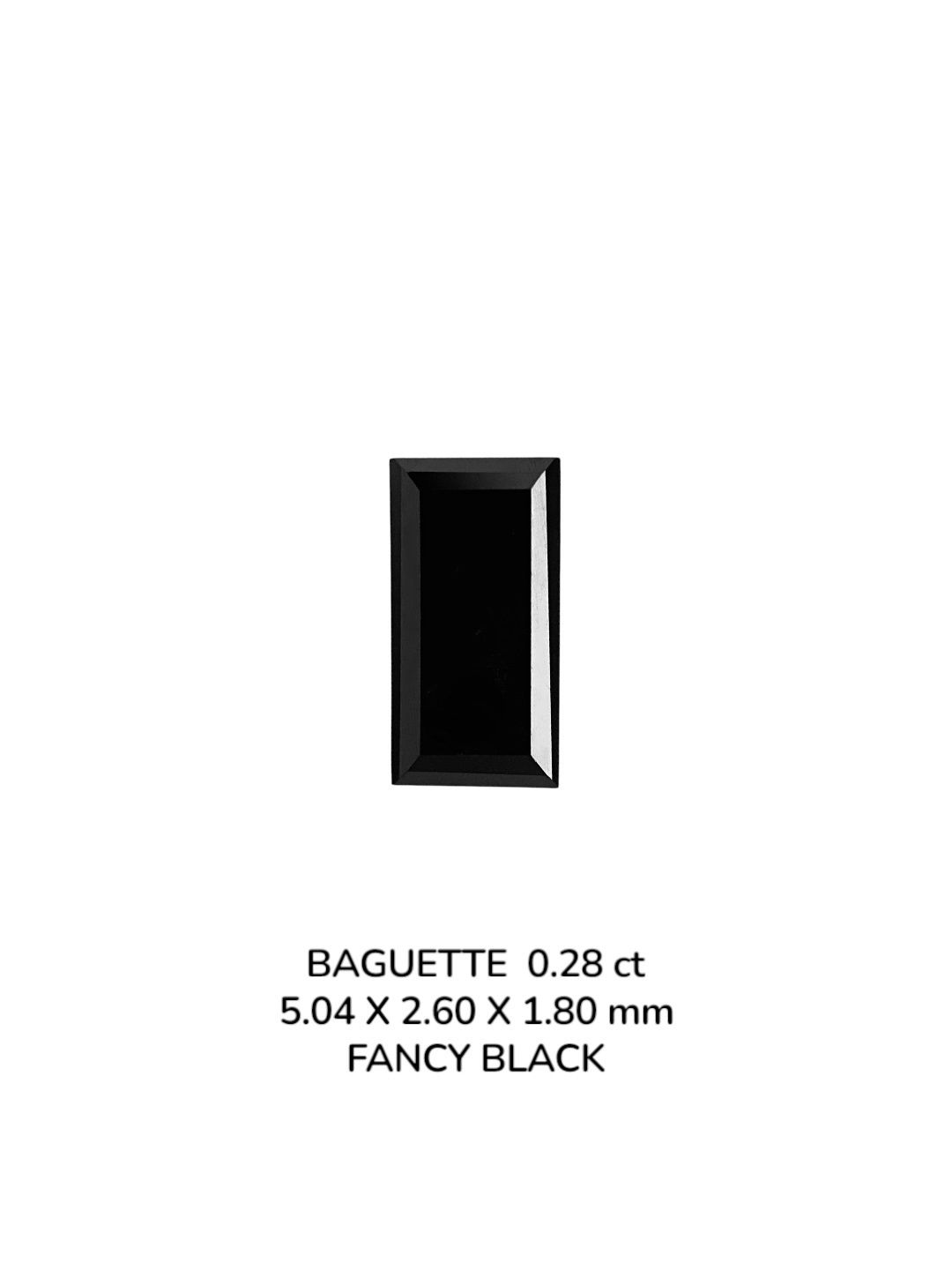 Diament 0.28 ct Fancy Black/VVS2