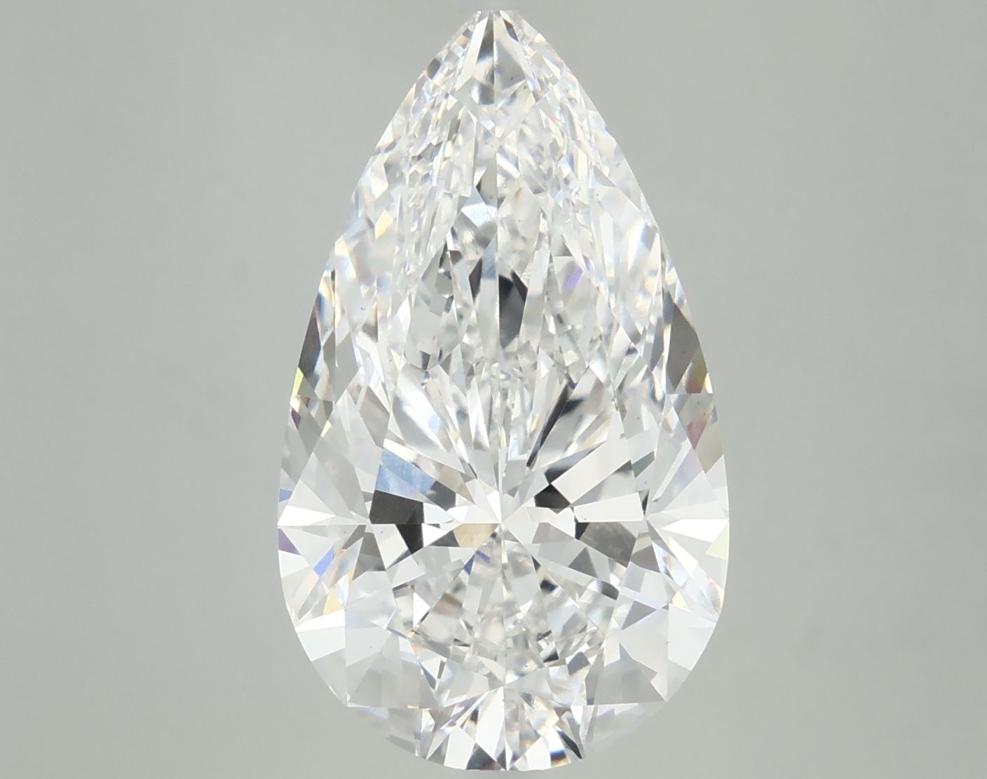 7.22 ct. pear Lab Grown Diamond front image
