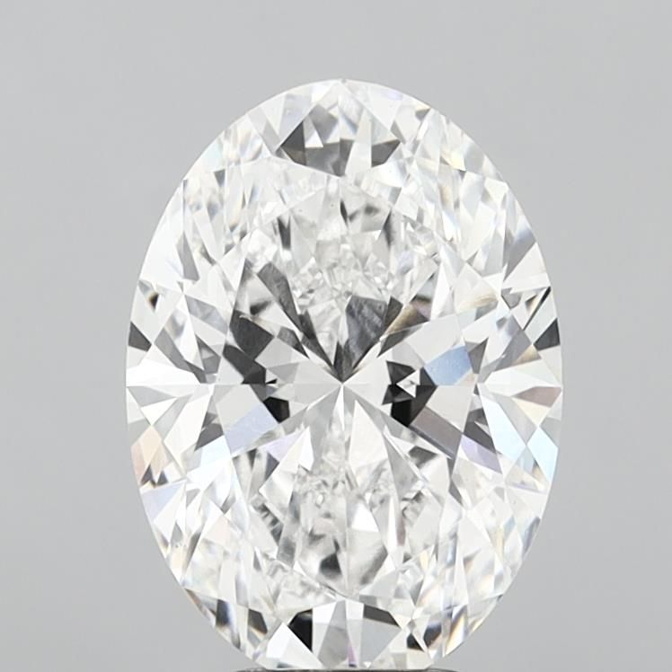 5.35 ct. oval Lab Grown Diamond front image