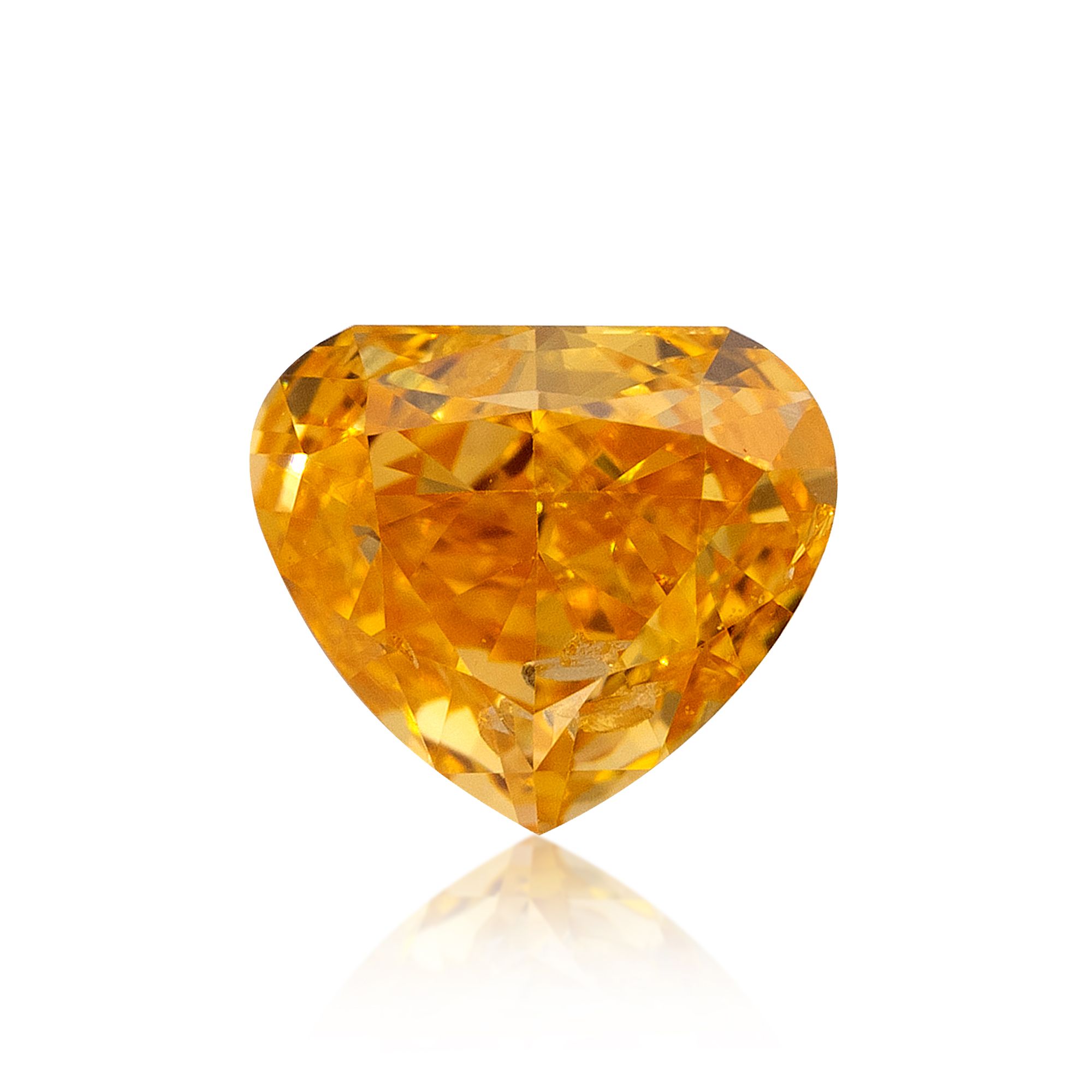 Diament 0.34 ct Fancy Vivid Orange Yellow/