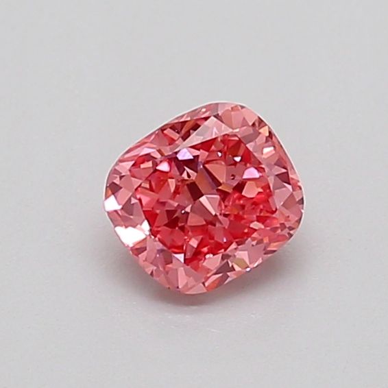 0.42 CT Fancy Vivid Pink CUSHION MODIFIED