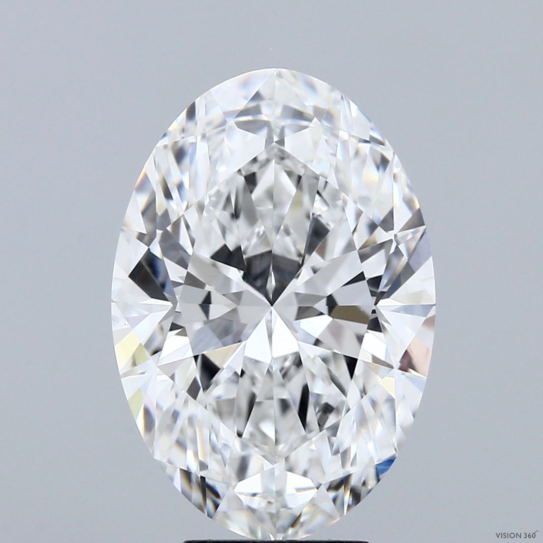 6.07 ct. oval Lab Grown Diamond front image