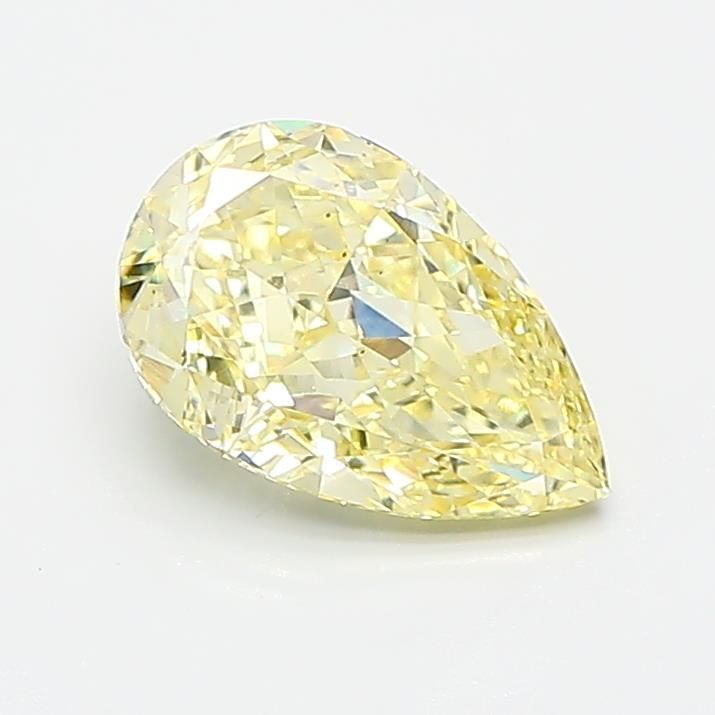 1.37 CT Fancy Yellow PEAR