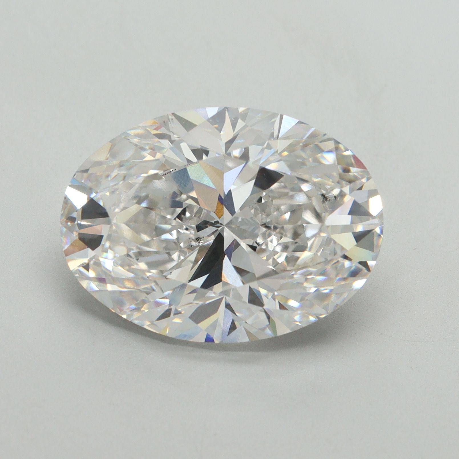 8.01 ct. oval Lab Grown Diamond front image