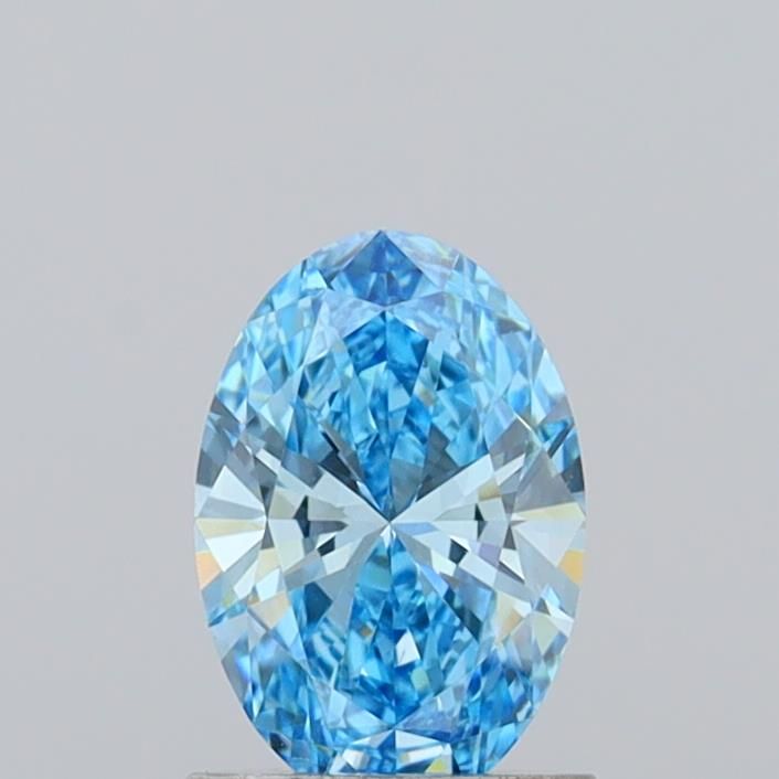 1.01 CT Fancy Vivid Blue OVAL