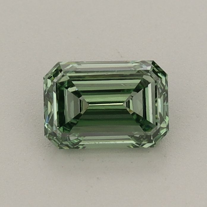 0.62 CT Fancy Vivid Green EMERALD