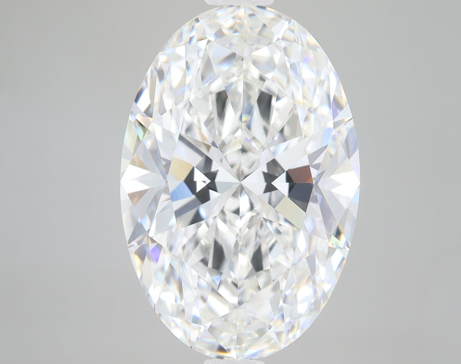 7.08 ct. oval Lab Grown Diamond front image