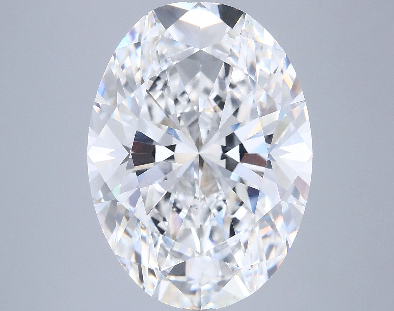 7.00 ct. oval Lab Grown Diamond front image