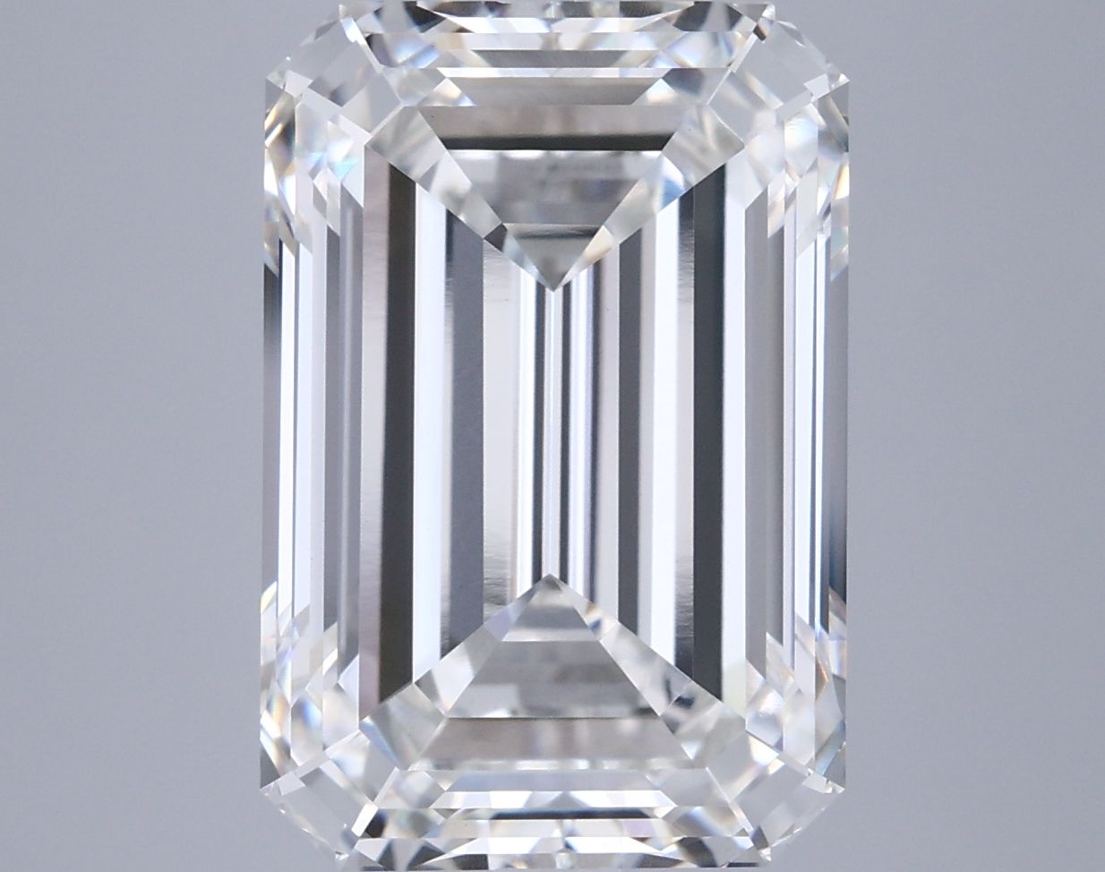 7.55 ct. emerald Lab Grown Diamond front image