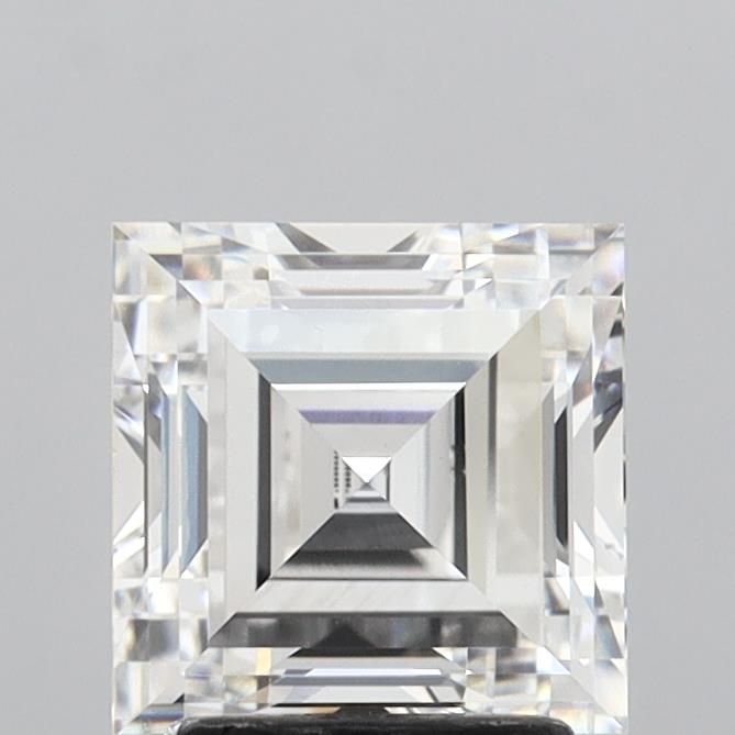 2.5 ct lab-grown Square radiant Diamond