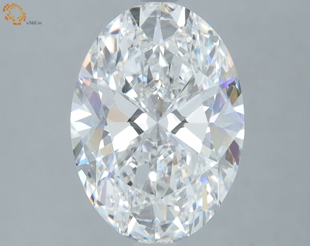 2.87 ct. oval Lab Grown Diamond front image