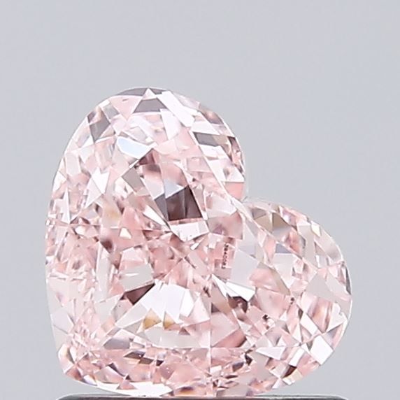 1.04 CT Fancy Intense Pink HEART