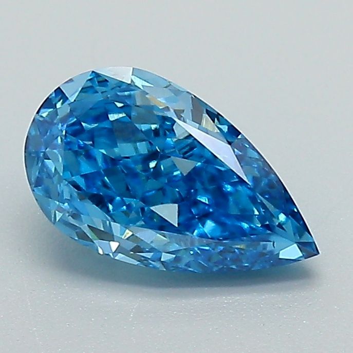 1.04 CT Fancy Vivid Blue PEAR