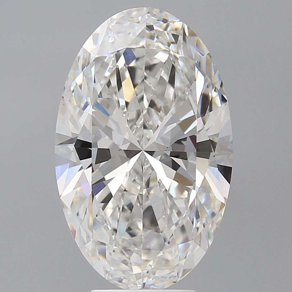 6.10 ct. oval Lab Grown Diamond front image