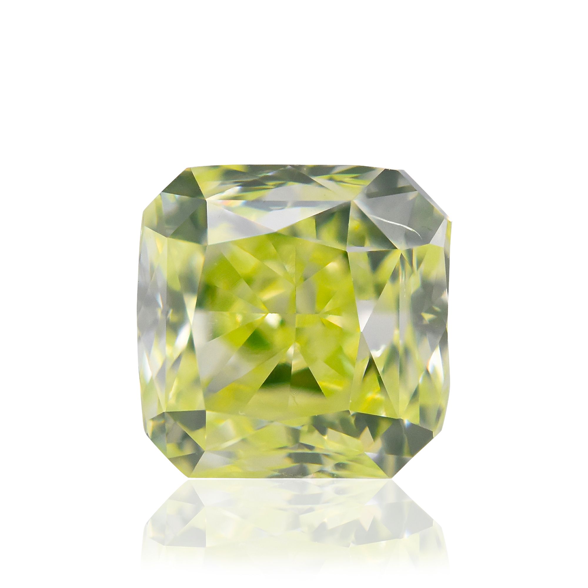 Diament 1.01 ct Fancy Green Yellow/VS2
