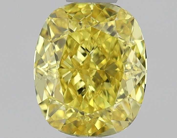 Diament 0.56 ct Fancy Vivid Yellow/IF