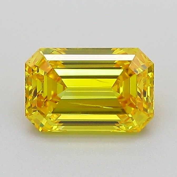 1.0 CT Fancy Intense Yellow EMERALD