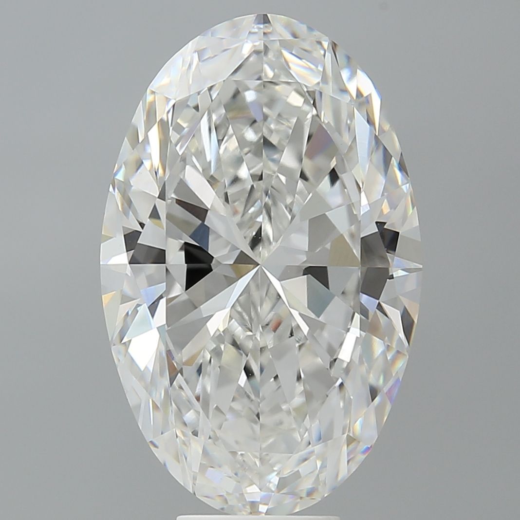 9.58 ct. oval Lab Grown Diamond front image