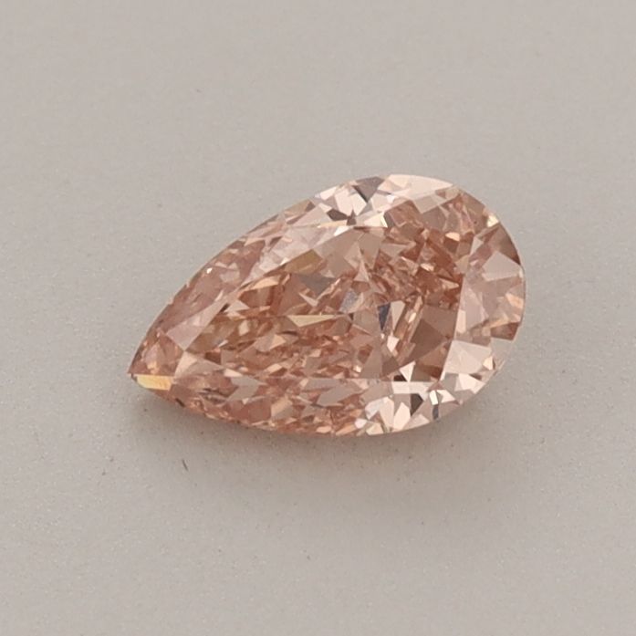 0.48 CT Fancy Light Brown PEAR