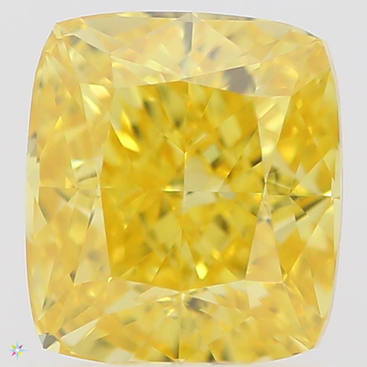 Diament 0.53 ct Fancy Vivid Yellow/VS2
