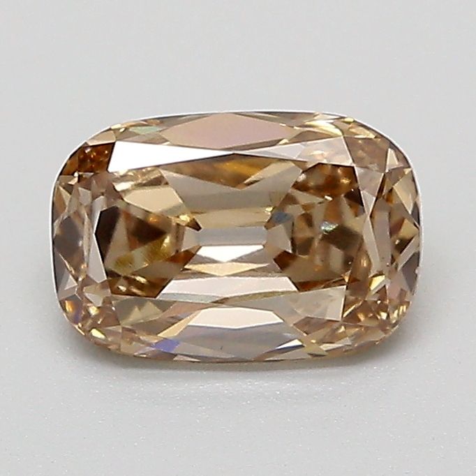 0.96 CT Fancy Light Brown CUSHION MODIFIED