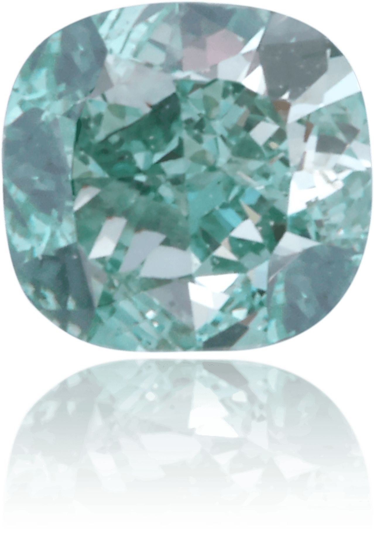 Diament 0.21 ct Fancy Intense Blueish Green/SI2