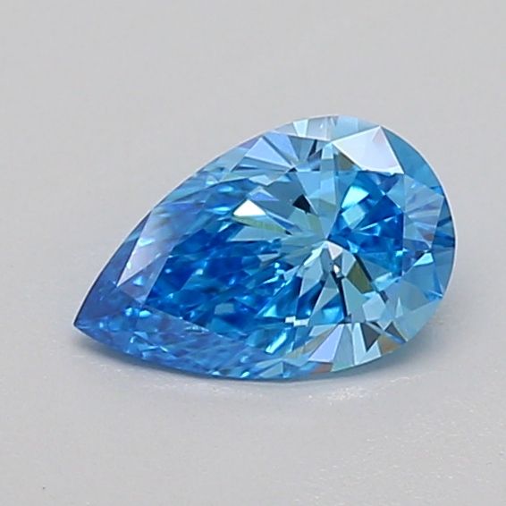 0.51 CT Fancy Vivid Blue PEAR
