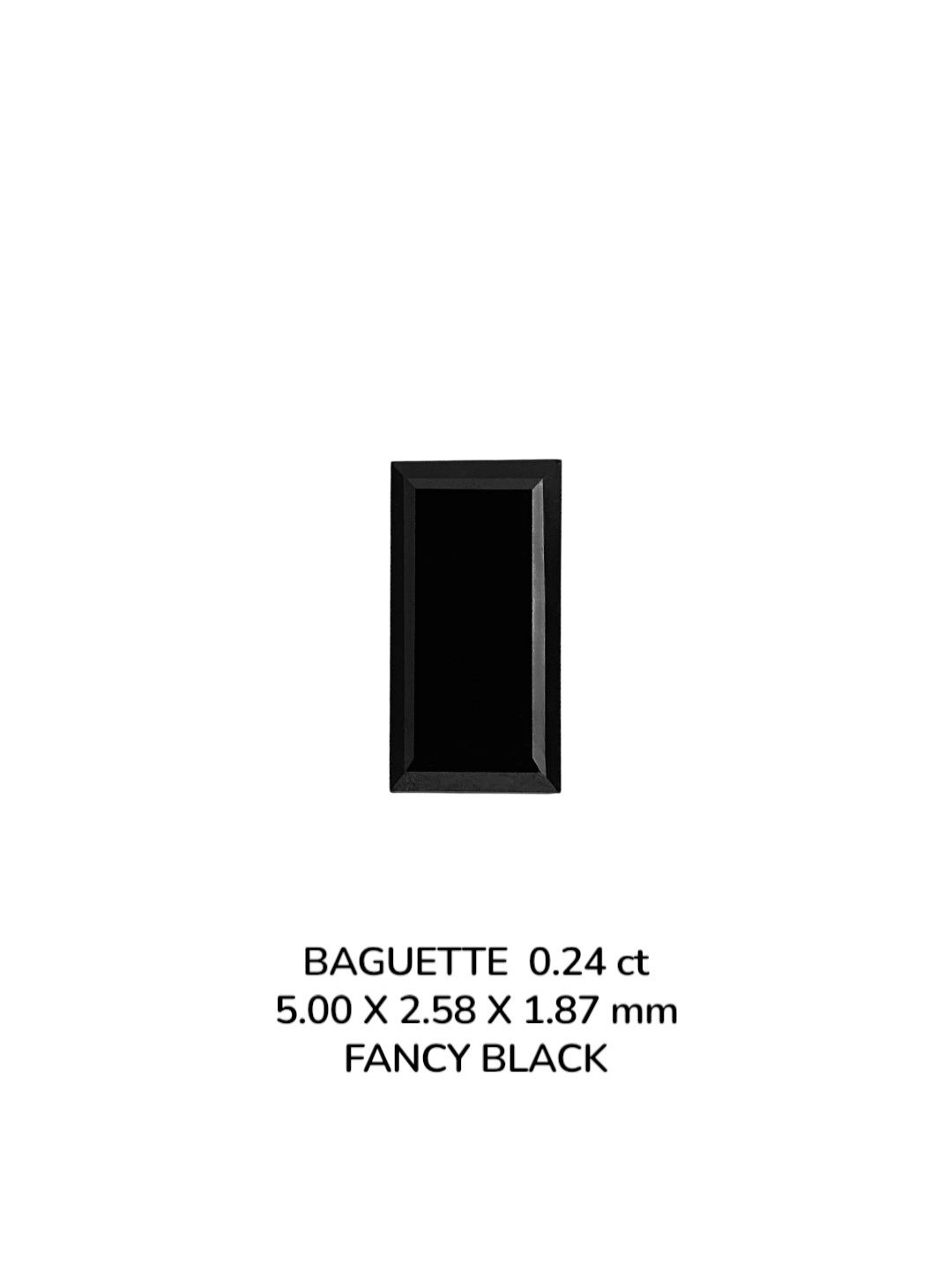 Diament 0.24 ct Fancy Black/VVS2