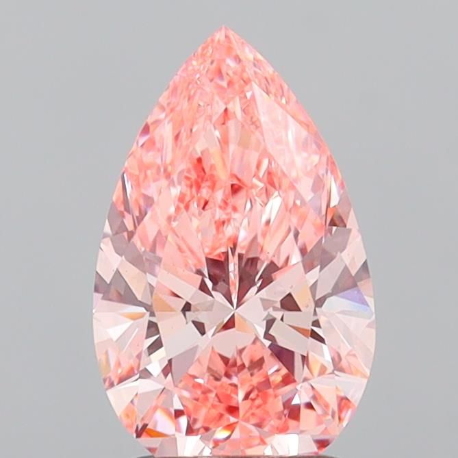 1.81 CT Fancy Vivid Pink PEAR