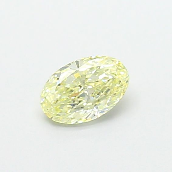 0.55 CT Fancy Light Yellow OVAL