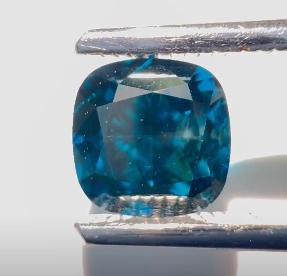 Diament 1.0 ct Fancy Vivid Blue/VS2