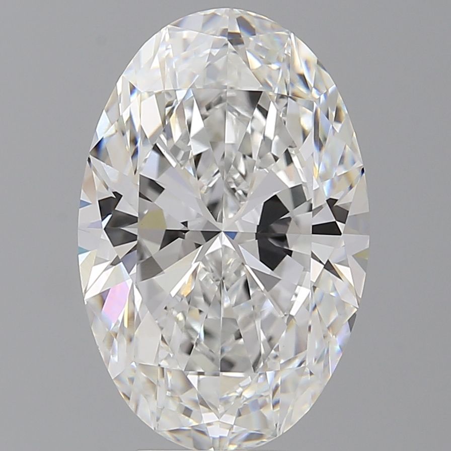 6.55 ct. oval Lab Grown Diamond front image