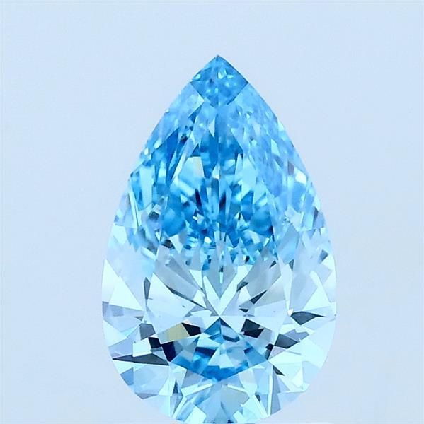 1.03 CT Fancy Vivid Blue PEAR