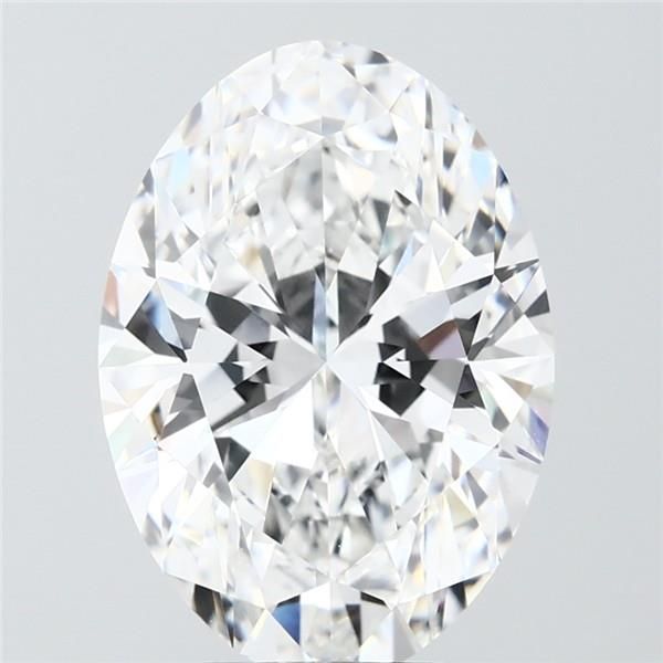 5.09 ct. oval Lab Grown Diamond front image
