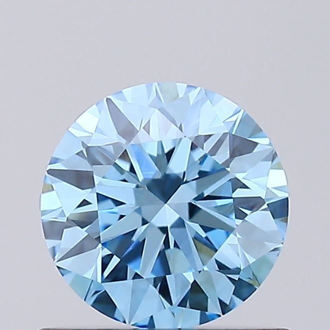 0.58 CT Fancy Vivid Blue ROUND