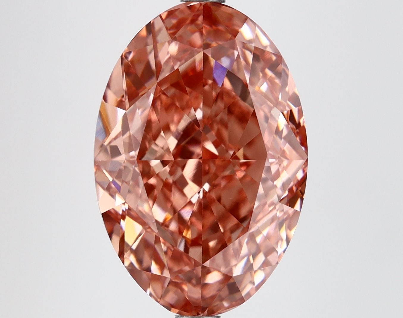 7.15 ct. oval Lab Grown Diamond front image
