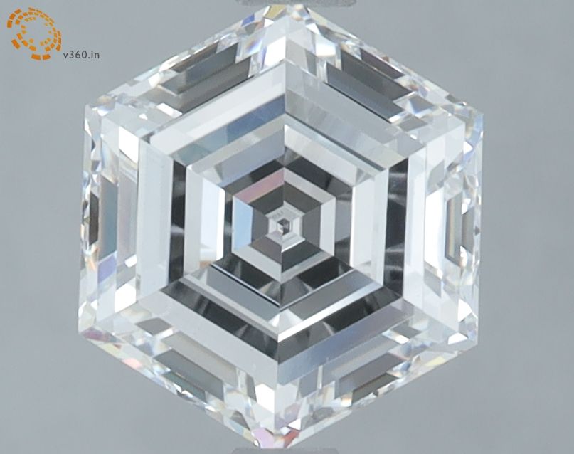 2.07 ct lab-grown Hexagonal Diamond