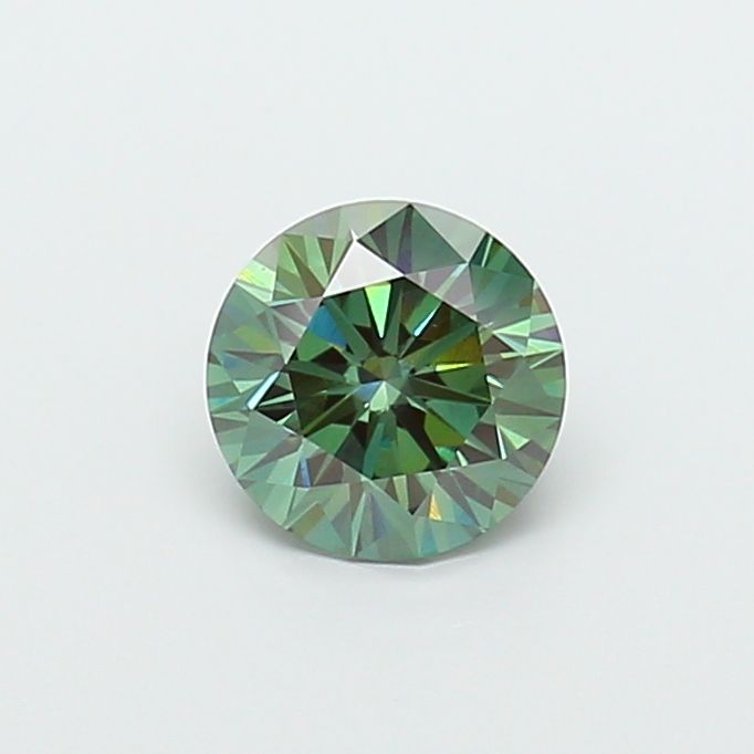 1.55 CT Fancy Intense Green ROUND