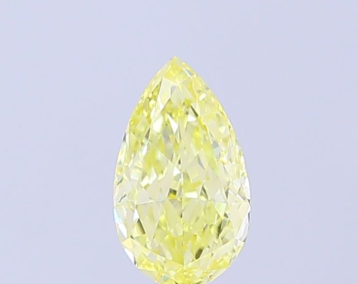1.0 CT Fancy Yellow PEAR