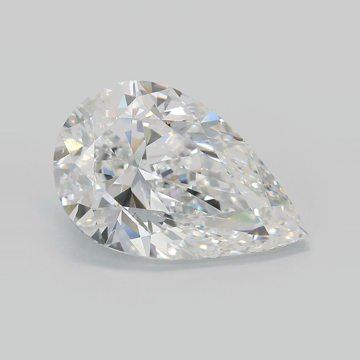 9.58 ct. pear Lab Grown Diamond front image