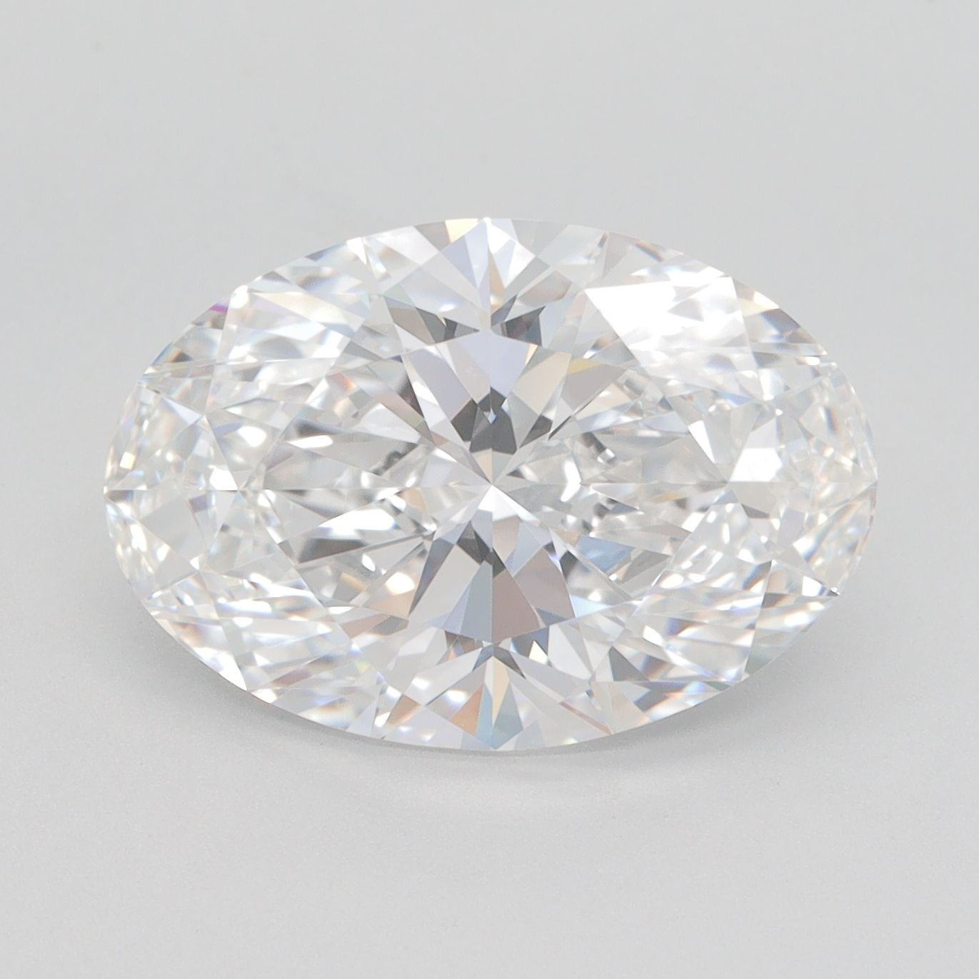 5.38 ct. oval Lab Grown Diamond front image