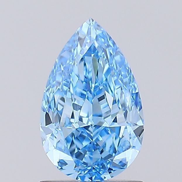 1.54 CT Fancy Vivid Blue PEAR