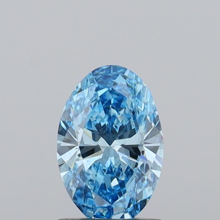 1.02 CT Fancy Vivid Blue OVAL