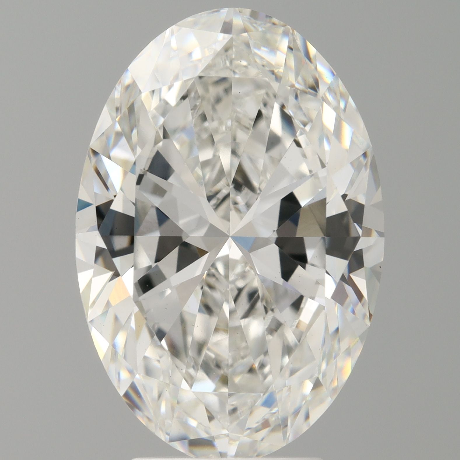 5.00 ct. oval Lab Grown Diamond front image