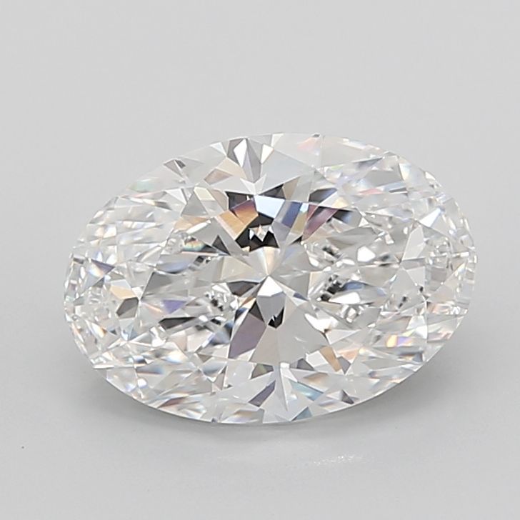 6.09 ct. oval Lab Grown Diamond front image