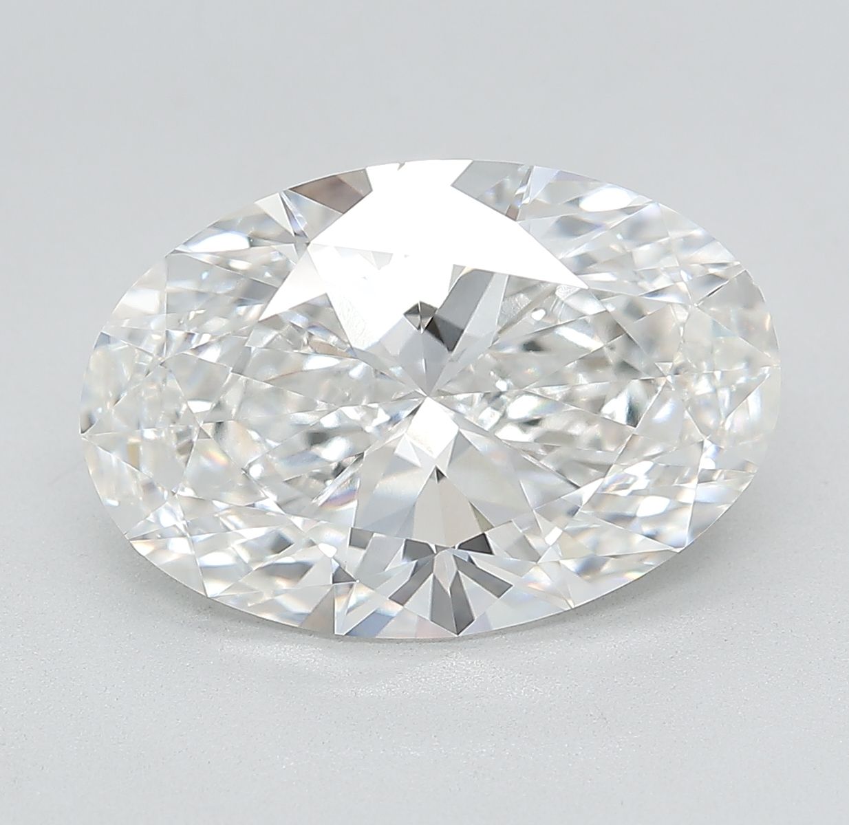 5.77 ct. oval Lab Grown Diamond front image