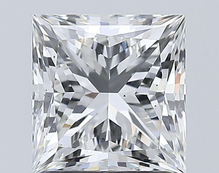 3.02 ct. princess Lab Grown Diamond front image