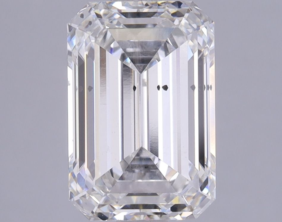 2.85 ct. emerald Lab Grown Diamond front image