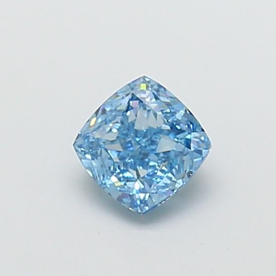 1.02 CT Fancy Vivid Blue CUSHION MODIFIED