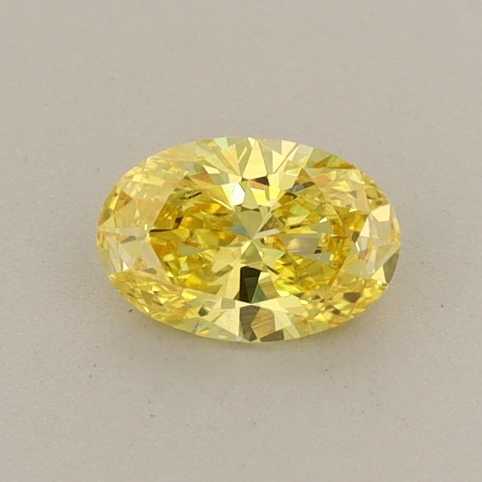 0.4 CT Fancy Vivid Yellow OVAL